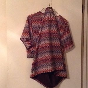 Halter and tie front top.